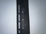 New Black Genuine Leather Nocona Zebra Print Bling 44” Belt #N2440501 JJ-81
