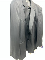 New Men’s Black Circle S Suit Coat 52L #CC1929 WW-59