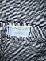 New Vintage Black And White Checkered Handler Polyester Pants #1179 SS-96