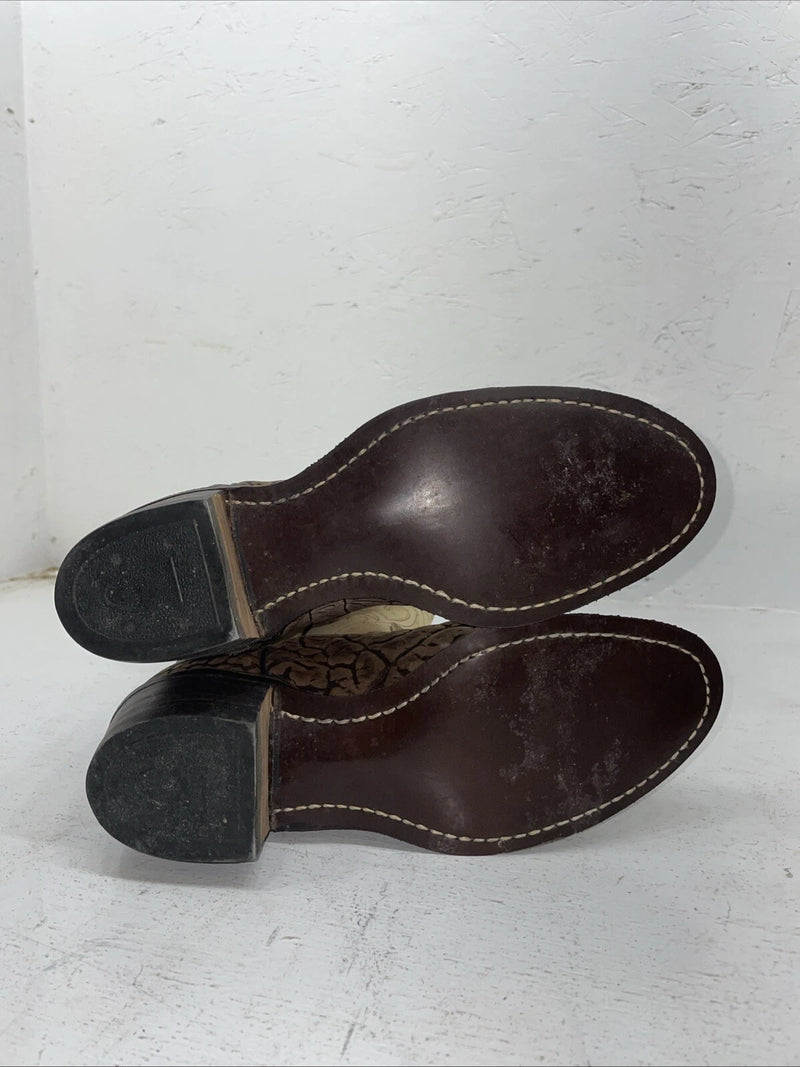 New Women’s Brown Texas Brand Cowboy Boots. 4719  7 M. 17-9