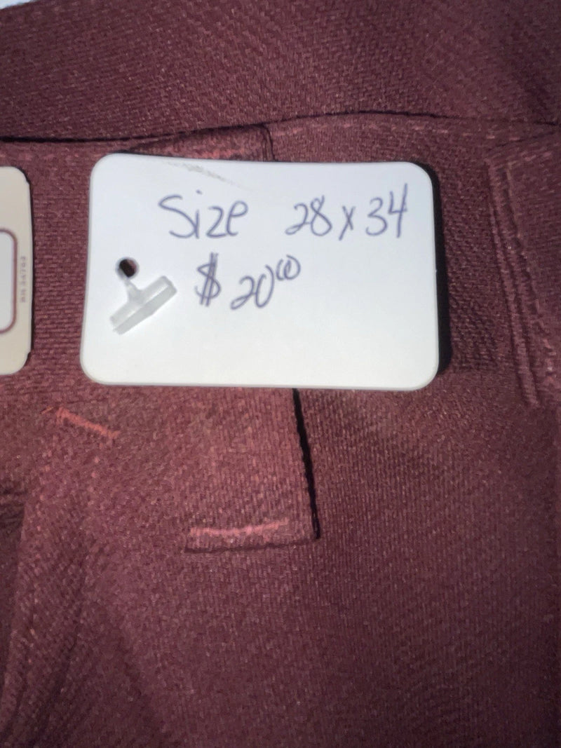 New Vintage Red Lee Polyester Pants #2004061 3A-117