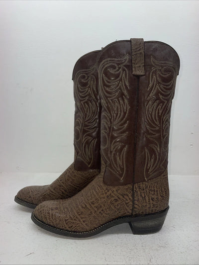 New Men’s Brown Texas Brand Cowboy Boots. 4634 9.5 9 1/2 M. 5-47