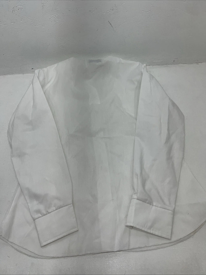 New Women’s White Townana Country Long Sleeve English Riding Shirt. 38 G-48