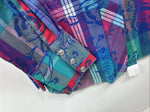 New Women’s H Bar C Multicolor Long Sleeve Pearl Snap Size 36 II-56