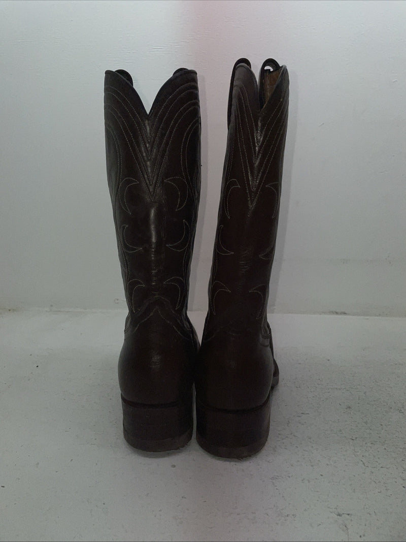 New Men’s Brown Dan Post Cowboy Boots. 6513 9 D. 4-27