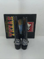 New Women’s Blue Snake Skin Texas Brand Cowboy Boots. 72 5.5 5 1/2 C. 2-41