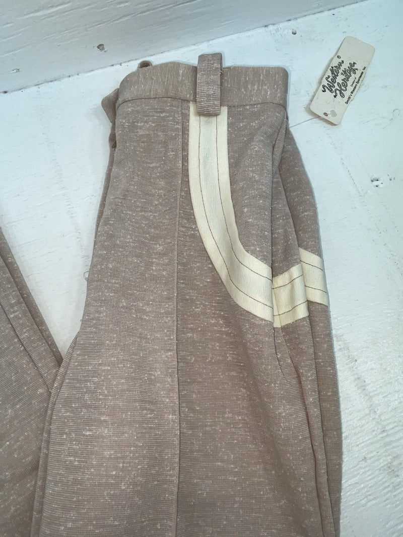 New Vintage Tan Western Heritage Polyester Pants #965 3A-121