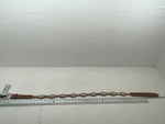 New Brown Genuine Leather Nocona Weaved And Pendent 46” Belt #2216448 NN-142