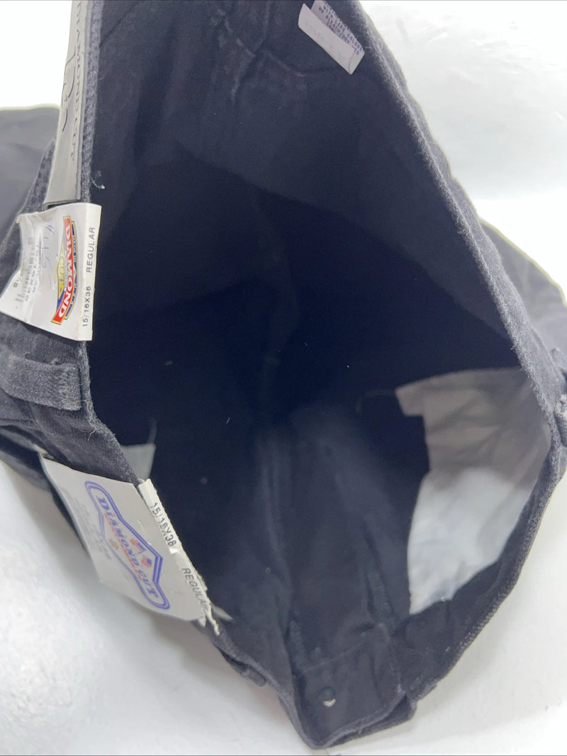 New Women’s Black Diamond Cut Regular Fit Denim Jeans. 15/16x36 N-10