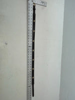 New Brown Genuine Leather Wright Gold Pendent 34” Belt #10484 Z-172