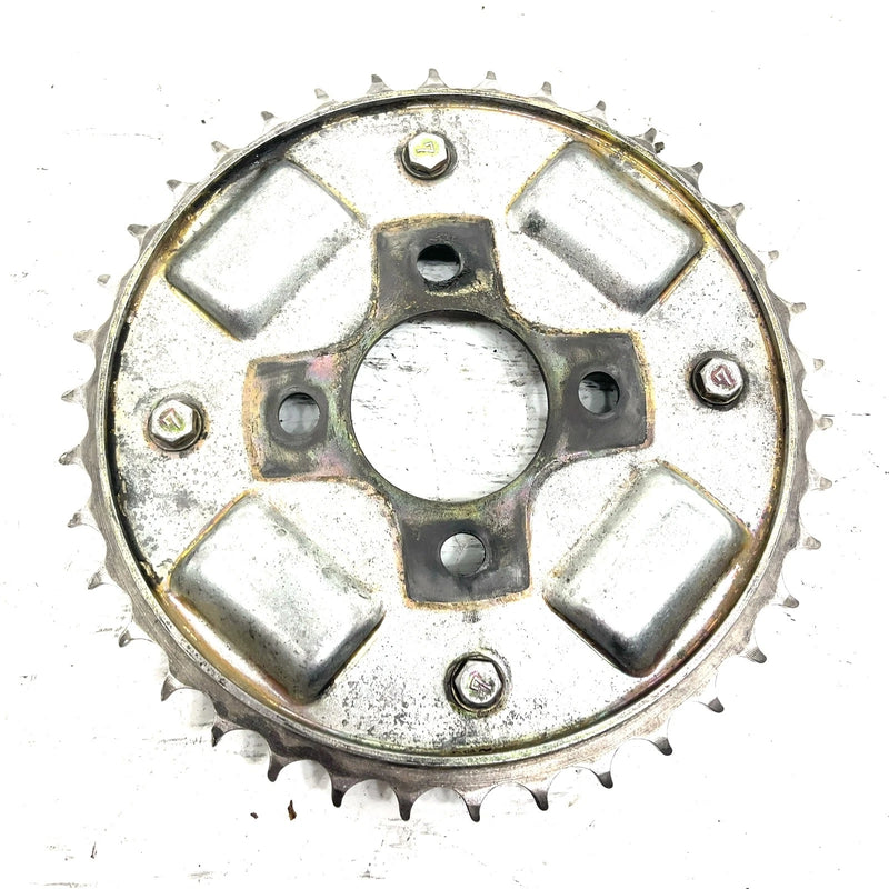 84-87 Suzuki Quadrunner 185 OEM 38T Rear Sprocket W/Plates 64511-24401 AS39