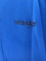 New Men’s Wrangler Blue Black Short Sleeve Polo Short XL M-73