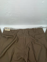 New Vintage Brown Circle S Polyester Pants #4SC442 NN-168