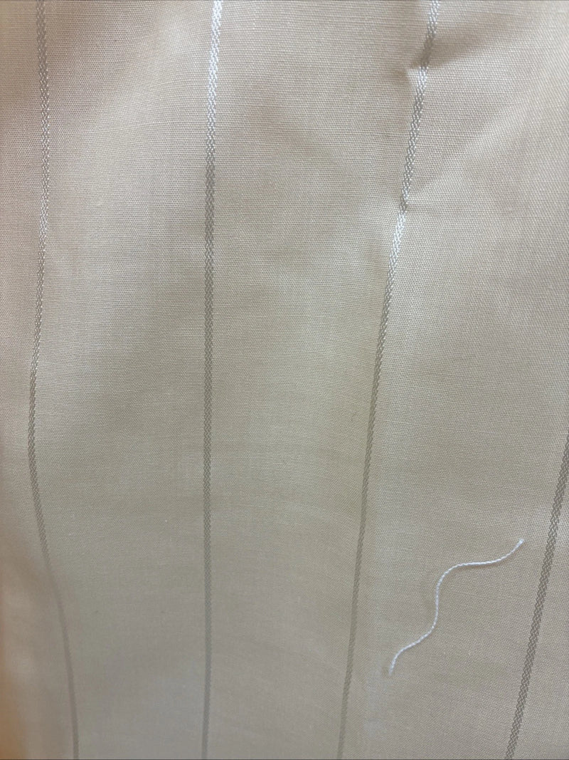 New Men’s Panhandle Slim Yellow Stripe Long Sleeve Pearl Snap 17 X 34 XL X-100
