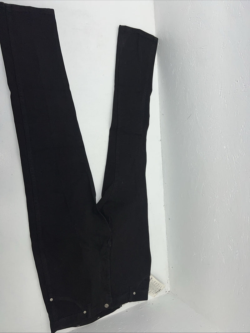 New Women’s Black Wrangler Cowboy Cut Slim Fit Denim Jeans. 15x34 J-19