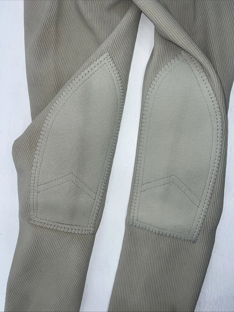New Childrens Sport Rider Tan Knee Patch English Breeches. 8 #041565 A-143