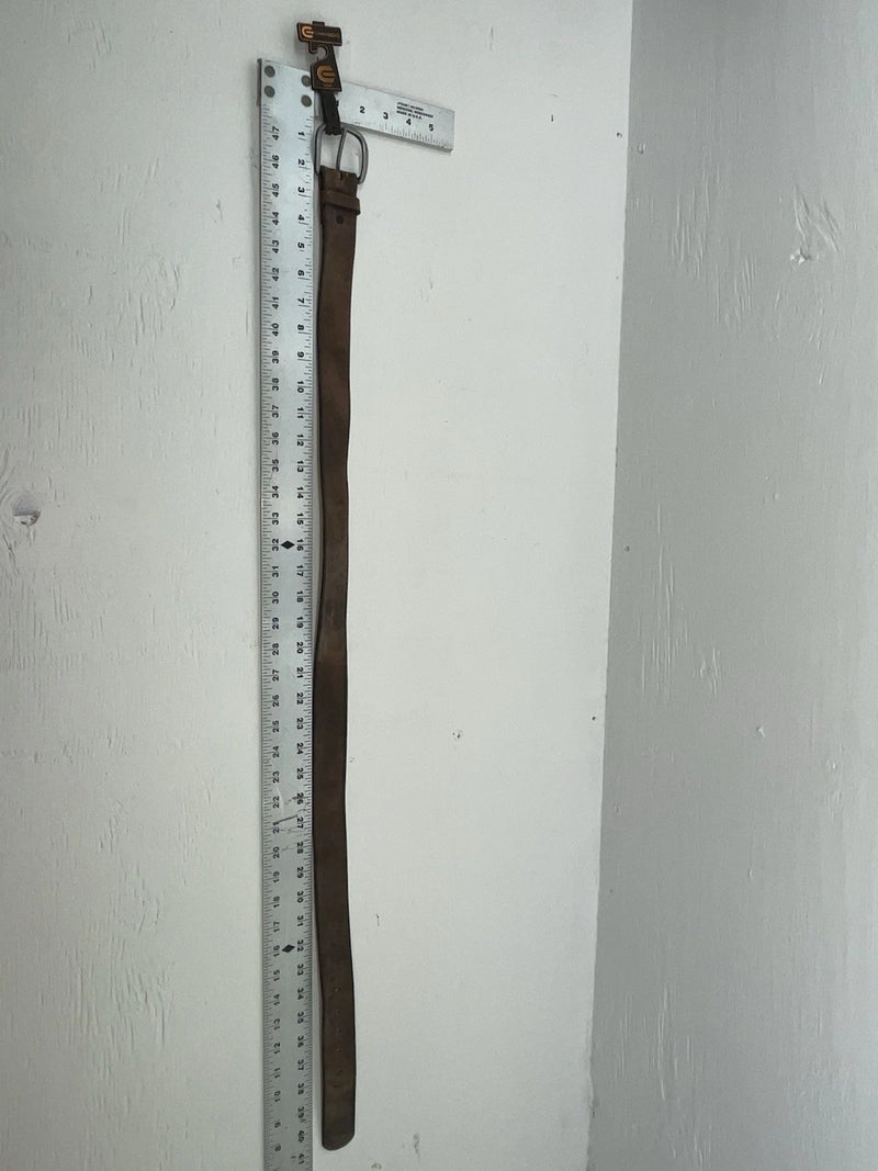 New Brown Genuine Leather Chambers 34” Belt #JC679 Z-125