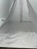 New Men’s White Cambrai Short Sleeve English Riding Shirt. Small G-37