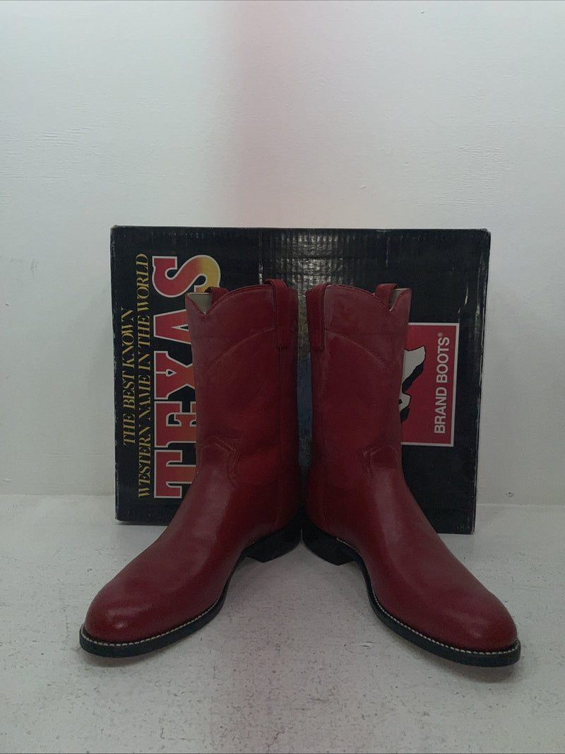 New Men’s Red Texas Brand Cowboy Boots. 8803 9.5 9 1/2 D. 5-43