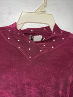 New Women’s Purple 1849 Authentic Range XL Long Sleeve Shirt #3458 UU-29