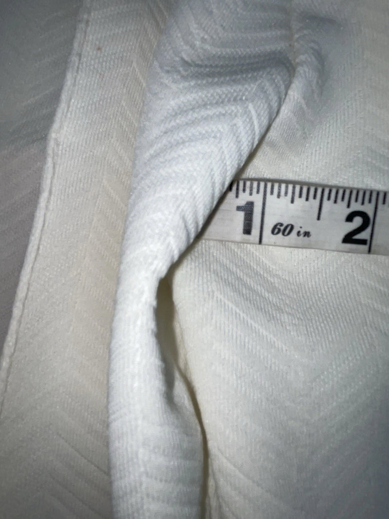 New Vintage White Panhandle Slim Polyester Pants #1534 3A-62