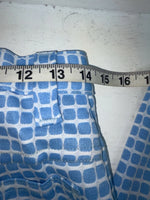 New Vintage Blue Checkered Lee Polyester Pants #2652644 ZZ-46