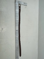 New Brown Genuine Leather Braided Rope 28” Belt #02/4703 JJ-48