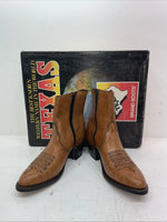 New Men’s Brown Texas Brand Cowboy Boots. M  354 10 D. 6-55