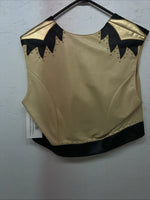New Women’s 1849 Authentic Ranchwear Yellow Western Show Vest XL #3235 WW-71