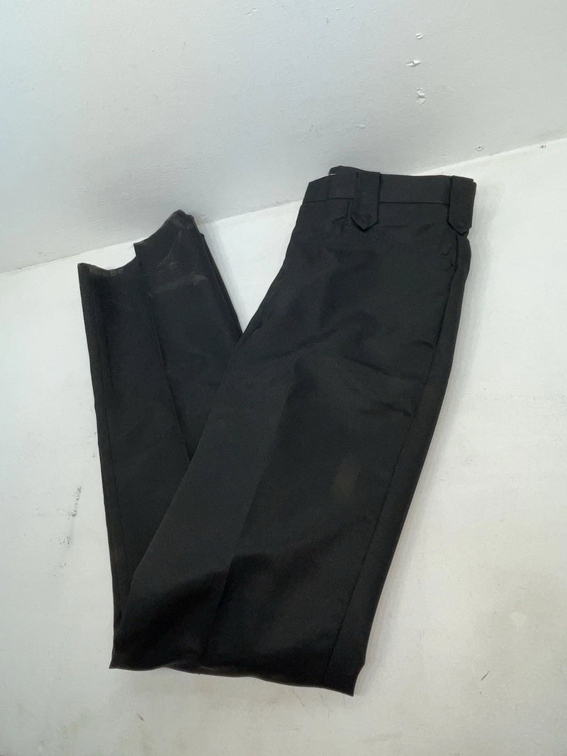 New Vintage Black Circle S Polyester Pants #CP4793 OO-99