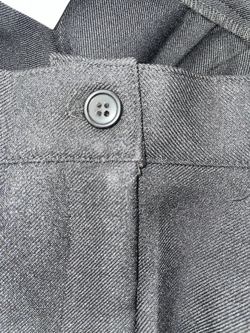 New Vintage Black Polyester Pants OO-36