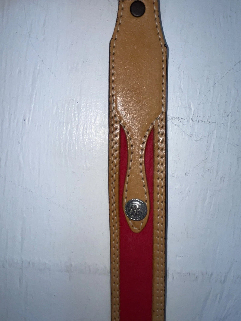 New Red Genuine Leather Wrangler 32” Belt #628004 Z-169