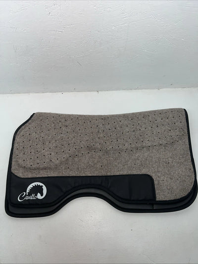 New Cavallo Gray All Purpose Build Up Bridge Saddle Pad 30x32 #1001 Pad-19