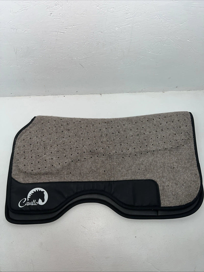 New Cavallo Gray All Purpose Build Up Bridge Saddle Pad 30x32 #1001 Pad-19