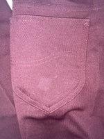 New Vintage Red Lee Polyester Pants #2004081 OO-48