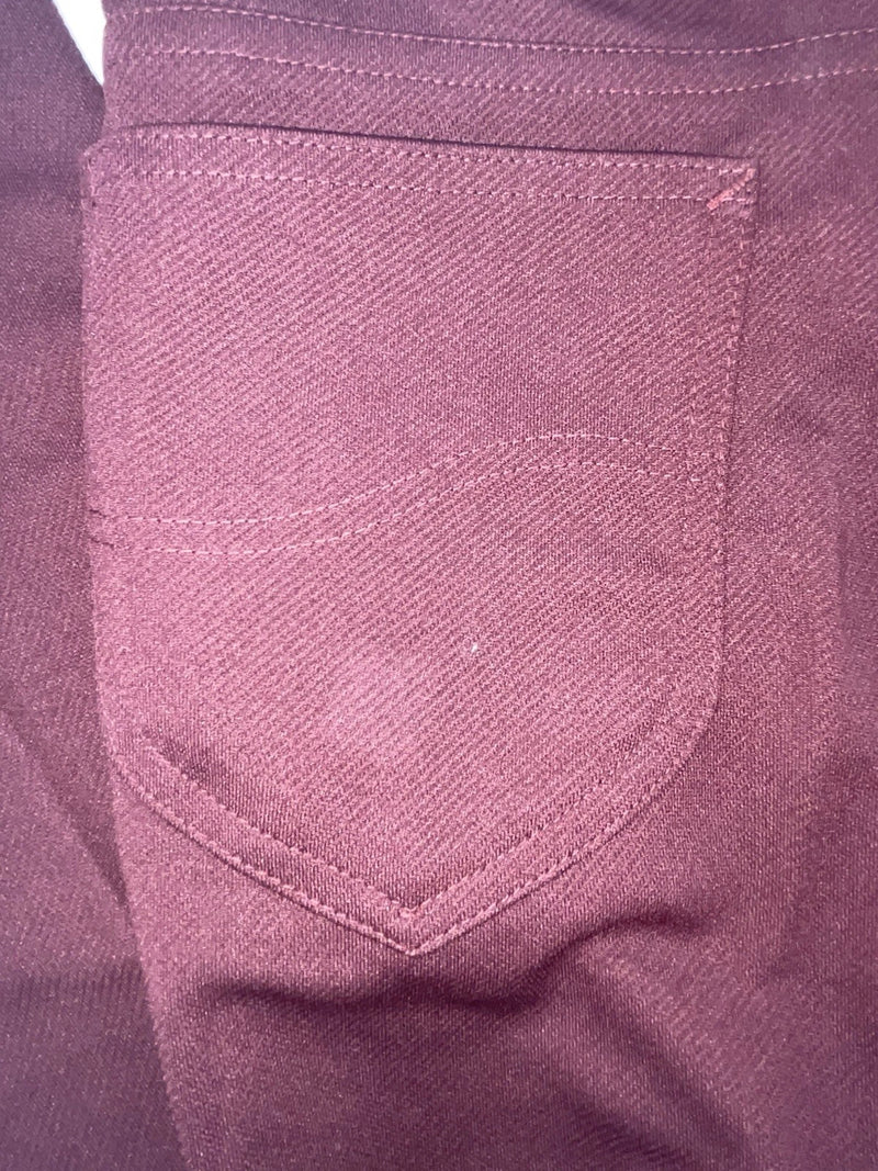 New Vintage Red Lee Polyester Pants #2004081 OO-48