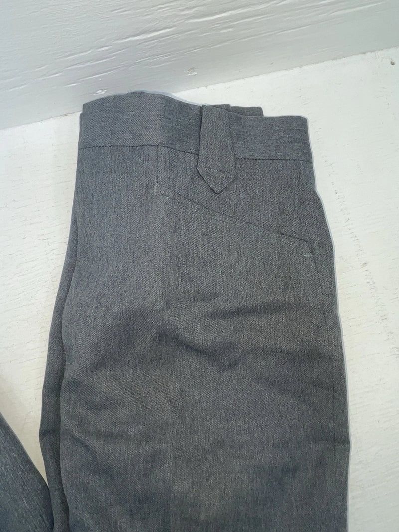 New Vintage Gray Circle S Polyester Pants #4P0476 OO-46