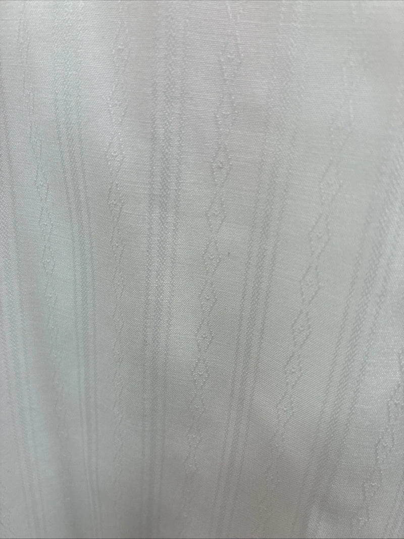 New Men’s ELY Cattleman White Designed Long Sleeve Pearl Snap 17 X. 35 XL R-34