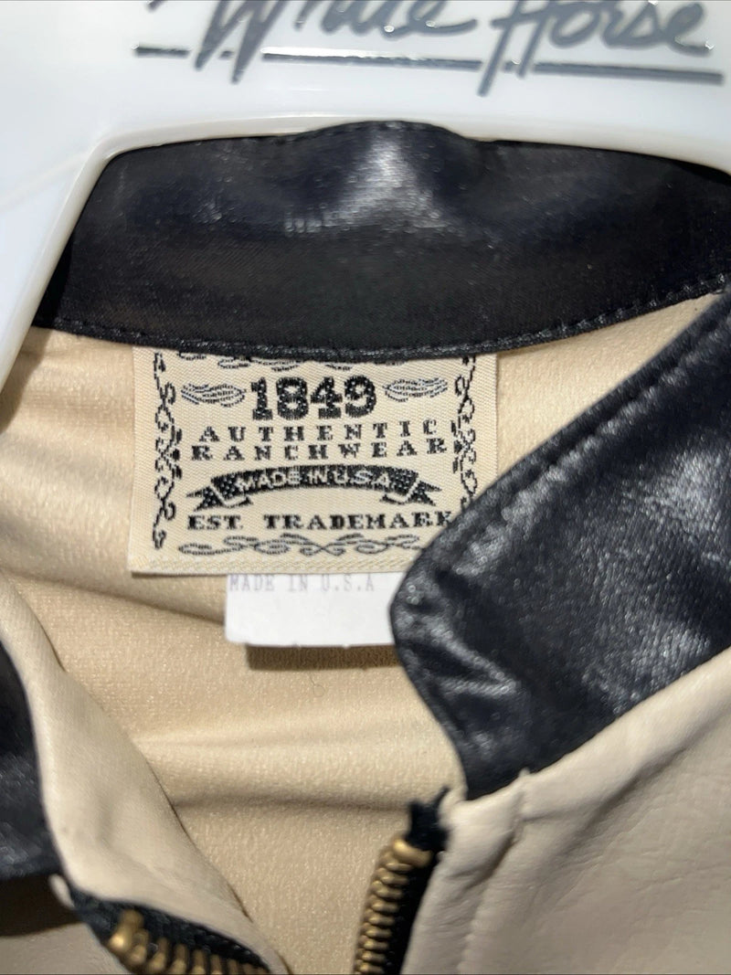 New Women’s Tan 1849 Authentic Ranchwear Short Show Jacket Medium UU-72