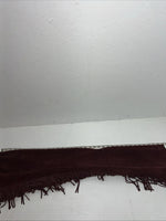 New Burgundy Congress Leather Show Chaps Adjustable Waist 31” N-23