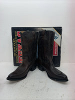 New Men’s Brown Texas Brand Cowboy Boots. 6611 10.5 10 1/2 D. 7-92