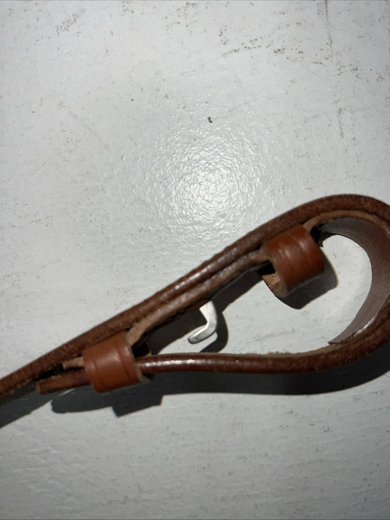New Tough 1 Leather Brown Square Raised English Bridle And Reins #20-7556 Y-34