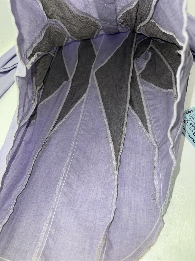 New Men’s Purple Gray Cowboy Threads Button Up Long Sleeve Shirt Medium I-41
