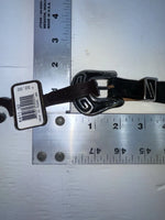 New Black Genuine Leather Nocona Silver Pendent 32” Belt #K411 Z-149
