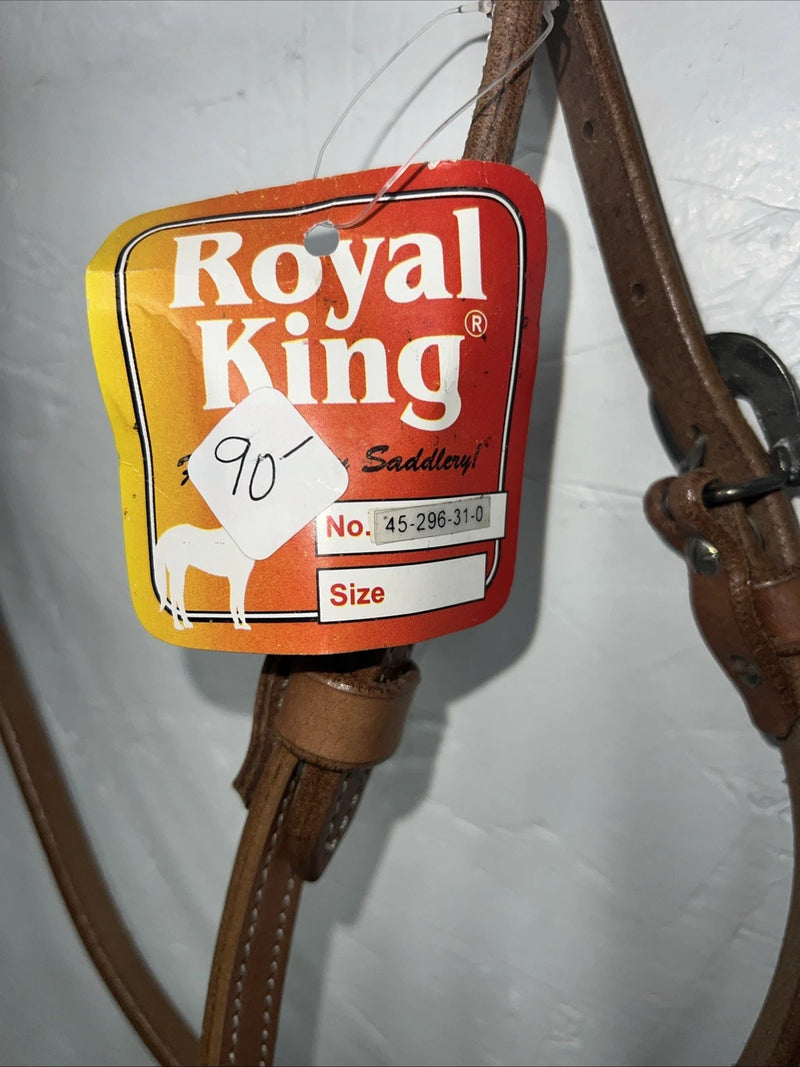 New Royal King Black Bit less Bridle #45-296-31-0 W-1