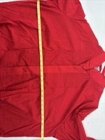 New Classix Red Long Sleeve Button Up English Short 18-18.5 2XL X-81