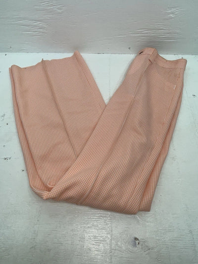 New Vintage Pink Checkered Dickson Jenkins Polyester Pants #501 SS-63