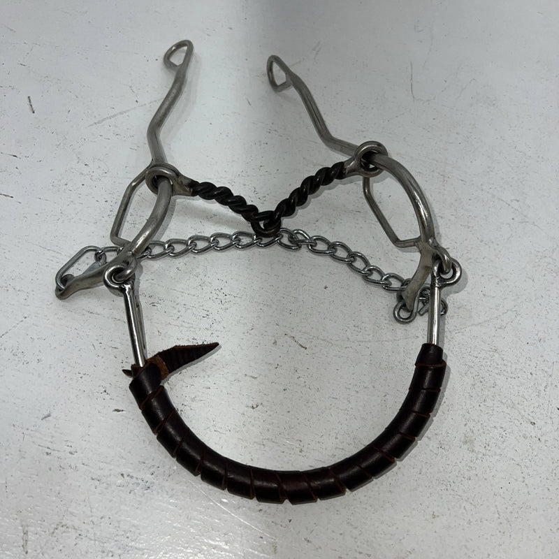 New Combo Bit Leather Nose Band #918 LLL-9