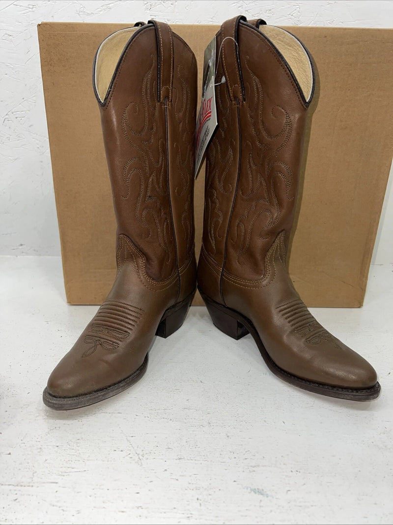 New Women’s Brown Texas Brand Cowboy Boots. 4931 6 M. 20-137