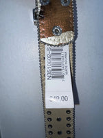 New Cow Print Genuine Leather Blazin Roxx Bling S Belt #N3510602 Z-59